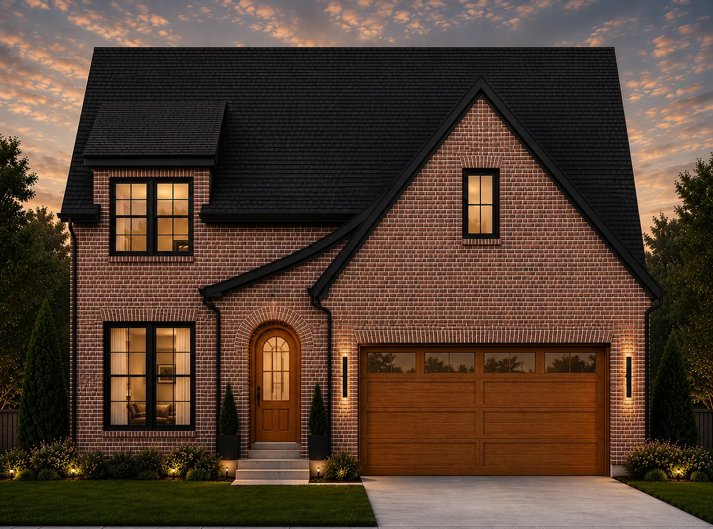 Modern Brick Custom Home